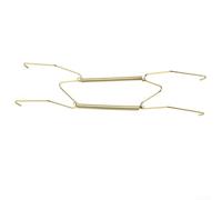 Wall Plate Hangers with Adjustable Spring Hooks for Secure Display of Round and Square Plates, Invisible from Front (10incn)