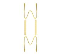Wall Plate Holder - Golden Iron Plate Holder | Adjustable Multifunctional Wall Stand for Home Milt, Wall Hanger Made of Wire Plate for Photos, Umbrella, Bag, Keys