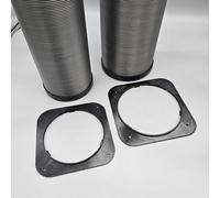 Wall Plate Mount for EcoFlow Wave 2 & 3 Intake Exhaust Duct Hose (6" Without Filter)