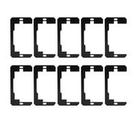 Wall Plate Spacer, 10PCS Steel Outlet Leveling Plate, Water Metal Device Shim for Fixing Loose or Sunk Outlets, Easy to Install Wall Plate Spacer Kit for Home Office Bath