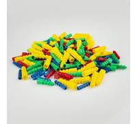 Wall Plugs Assorted - Plasterboard Wall Plug Set 150 Rawl Plugs in Mixed Colors & Sizes of 5mm, 7mm, 6mm, and 8mm Plastic Screw Plugs for Easy and Secure Fit Wall Plugs for Brick Wall