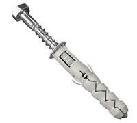 Wall Plugs M14 14 x 70mm and Heavy Duty Coach Screw for Brick Masonry M10 10 x 80mm Hex Head Bolt Width 17mm Set 3pcs