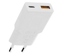 Wall power supply 33W USB-C PD / USB-A Fast reRecharging 3.0 Go2 SlimLine, White