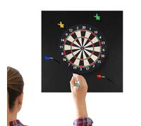 Wall Protection Dartboard - High Performance Mat, Professional Guard | Black Shielding Board in Home Playrooms, Offices, Walls in the Classroom, Entertainment Areas for Adults, Sports Practice Zones