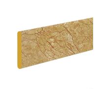 Wall Protection Skirting Line 2M Foam Cotton with 3D Wall Sticker and Thickened Anticollision Strips for Damage Prevention (gold)