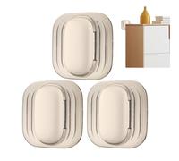 Wall Protector with Door Stoppers, Wall Protector with Door Knob - Rubber Wall Protector Cushion | Reusable Wall Door Stops, 3 Wall Protectors Knobs Buffer