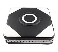 Wall Punch Boxing Bag PU Focus Target Wall Fighting Pad Training Bag Training Equipment for Sanda Taekowndo(black and white)