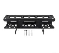 Wall Rack for Caulking Tubes and For Tools with Steel Construction, Holds 6 Tubes and Accessories to Maintain an Organized Work Area