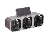 Wall Rack - Jars, Jars, Kitchen Salt Pepper Sugar Storage Containers, Self-Adhesive Box with Spoon for Salt, Pepper and Sugar