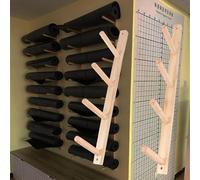 Wall Rack Organizer For Foam Roller For Garage/Bedroom, Wall Mounted Yoga Mat Holder For Studio/Office, Yoga Studio Workout Room Mat Holder Wall Mount(1pc,4 Layers 72cm/28.4in)