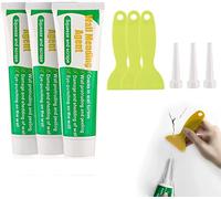Wall Repair Cream,3X120g Wall Mending Agent,Wall Filler,Mildew and Waterproof Restorer,Nail Holes, Peeling,Graffiti, Stains, Scraper Repair Tool - Quick Drying Repair Filler Paste