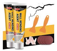 Wall Repair Cream, Mildewproof Wall Repair Agent Kit Wall Filler White Drywall Patch for Repairing Crack, Holes, Peeling, Graffiti, Quick Drying Repair Filler Paste (200g)