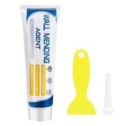 Wall Repair Kit, Waterproof Wall Mending Agent White, Strong Adhesive Wall Repair Paste, Wall Filler for Repairing Holes, Peeling, Graffiti, Cracks(100g)