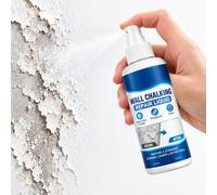 Wall Repair Liquid & Curing Agent, Wall Chalking Repair Spray | Locks Chalking, Deep Binding Formula, Quick-Drying White Spray, Paint-Ready Base