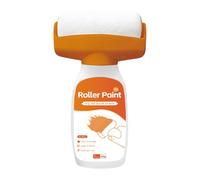 Wall Repair Roller Paint, 500g White Paint Roller Touch-Up, White Emulsion Paint Brush with Sandpaper & Gloves, Wall Repair Paint Roller for Walls and Ceilings, Wandfarbe for Graffiti Scratches