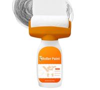 Wall Repair Roller Paint - Portable Wall Paint Tool, Paint Roller with Paint Inside, Wall Roller Paint Brush Suitable for Repairing The Wall with Latex Paint, Water-Based, 500g