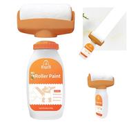 Wall Repair Roller Paint White - 500g Quick-Drying Latex Paint Roller for Wall Repair, Wall Repair Rolling Brush, Solution for Scratches, Graffiti & Cracks