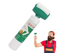 Wall Repair Roller - White Water Based Brush, Strong Coverage Paste Applicator, Portable Kit | Home Renovation Solution for Cracks, Holes, Stains, Surfaces