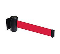 Wall Retractable Barrier Steel 5 cm Red