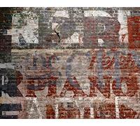 Wall Rogues WR50507 3 x 2.4 m Warehouse Brick Mural Wallpaper - Grey