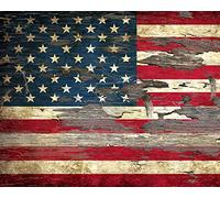 Wall Rogues WR50535 Stars & Stripes - Paste The Wall Wallpaper Mural - 300cm x 240cm - Red