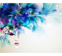 Wall Rogues WR50549 3 x 2.4 m "Beautiful Art" Mural Wallpaper - Blue