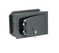 Wall safe with Cisa 8A010 key opening