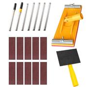 Wall Sander for Preparing Painting Work, Manual Rotatable with Extendable Rod, Hand-Held Grinding Rod, for Floor Deck Repair and Polishing in Construction for Commercial Use Beginners