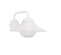 Wall Sconce Amen Rural Outdoor Waterproof Porch Farmhouse Gooseneck Wall Lamp Standard Warehouse Steel Dome With Acrylic Lampshade Wall Light Matte Finish White Wall Sconce Hardwir
