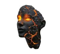 Wall Sconce, Artistic LED Sculpture, Ambient Light Fixture with Soft Glow, Mood Accent Lighting, Decorative Resin Ornament for Living Room, Cafe or Nursing Spaces, Bedroom, Dining Lounge