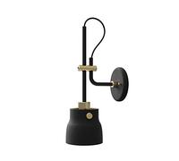 Wall Sconce Black Industrial Wind E27LED Light Source Indoor Bedroom Room Bedside Wall Lamp Installed Living Room Dining Room Decoration Lamp Wall Lamp Coffee Room Study Attic Boy Room Waterproo