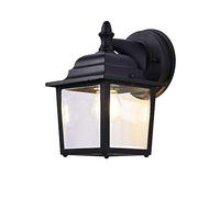 Wall Sconce Indoor and Outdoor E27 Single-head Wall Lamp, Bedroom Bedside Reading Lamp, Old-fashioned Wall Lamp, Die-cast Aluminum Lamp Body, Suitable for Home Villa Courtyard Door Decoration Wa