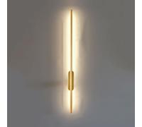 Wall Sconce Light Fixture LED Linear Long Strip Wall Lamp 39.4" Minimalist Indoor Corner Bathroom Vanity Light Metal Lighting for Living Room Bedroom