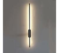 Wall Sconce Light Fixture LED Linear Long Strip Wall Lamp 39.4" Minimalist Indoor Corner Bathroom Vanity Light Metal Lighting For Living Room Bedroom