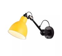 Wall Sconce Light Living Room Adjustable Metal Wall Lamp Vintage Swing Arm Iron Wall Light for Bedroom Bedside Living Room Study Cafe Dining Room(Yellow)
