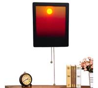 Wall Sconce Light - Sunset Sunrise Decorative LED Wall Light,Manual Control Aesthetic Lamp for Meditation Space Nursery Apartment Decorators Office Study Reading Room Bedroom Photography