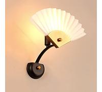 Wall Sconce Modern Creative LED Iron Metal Wall Lamp Simple Amazing Kitchen Mirror Bedroom Light Cabinet Triangle Fan Wall Light Applique Dining Bedside Cabinet Wall Sconce Waterproof