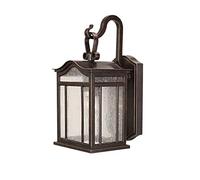 Wall Sconce Outdoor European Waterproof Exterior Wall Lamp Aluminum Square Glass Box Hanging Light Lantern Retro E27 Edison Decoration Garden Community Terrace Landscape Lighting W