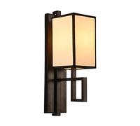 Wall Sconce Postmodern Energy-saving Cloth Wall Lamp Retro Bedroom Living Room Study Aisle Stairs Corridor Wrought Iron Wall Light Simple Southeast Asia Hotel Bedside E27 Wall Sconce Fixture Wat