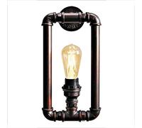Wall Sconce Retro Industrial Water Pipe Wall Lamp Rustic Lamp Metal Steampunk Indoor Lighting Accessories Decoration 1 Lamp Rectangular Art Creative Personality Suitable For Art Museum Hotel Wat