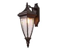Wall Sconce Retro Outdoor Wall Lamp Creative Cone European Waterproof Wall Light Die-cast Aluminum Glass E27 Single Head Wall Sconce for Villa Garden Aisle Corridor Doorway Waterpr