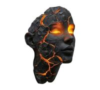 Wall Sconce, Shattered Soul Illusion Light, 7.09x5.51x9.84 inches, LED Sculpture Ornament, Easy Accent Fixture, Artistic Illumination for Living Room Bedroom Dining Cafe Nursing Space Decor