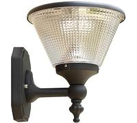 Wall Sconce Vintage Exterior Wall Mount Light In Oil-Rubbed Black Finish, Garden Villa Lighting Fixtures With Frosted Glass, Patio Rainproof Wall Lights E26