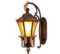 Wall Sconce Vintage Wall Lamp Porch Luxury Colonial Doorpost Lantern Waterproof IP55 Outside Landscape Garden Lights Outdoor Post Wall Ligh Waterproof