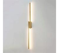 Wall Sconce Wall Light Led Wall Washer Lamp Modern Metal Long Headboard Linear Strip for Corridor Minimalist Living Room Decorative Atmosphere 3 Color Modes/One Color/103Cm/One Color/63Cm