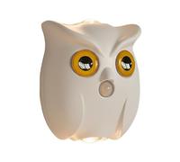 Wall Sconce with Motion Sensor, Smart Magnetic Night Light, Smart Owl Wall Light with 3 LED Colors and On/Off Button | for Hallway, Living Room, Indoor, Porch, Dormi
