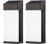 Wall Sconces, Garden Wall Lamps Fence Sconces, 2-Pack Solar Wall Lights Outdoor Wall Sconce, Modern Solar Porch Lighting Fixtures Compatible,Chandelier
