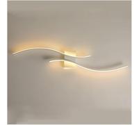 Wall Sconces Indoor Wall Light Arc White Wall Light Fixtures LED Sconce Light Modern Bedroom Wall Silica Transparent Wall Lamp,Wall Sconce