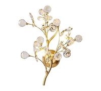 Wall Sconces K9 Crystal Glass Wall Light Modern Minimalist Crystal Wall Sconce Led Warm Lamp Mirror Headlights Luxury Tv Background Wall Bedroom Aisle Wall Sconce Lighting