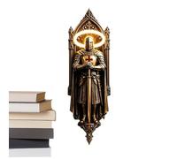 Wall Sconces, Knight Wall Sconce Light - Resin Decorative Night Lamp, Study Themed Walls Mounted Lighting for Home Living Room Bedroom Dorm Restaurant Hotel Ambient, Medieval Decor Light Fixture